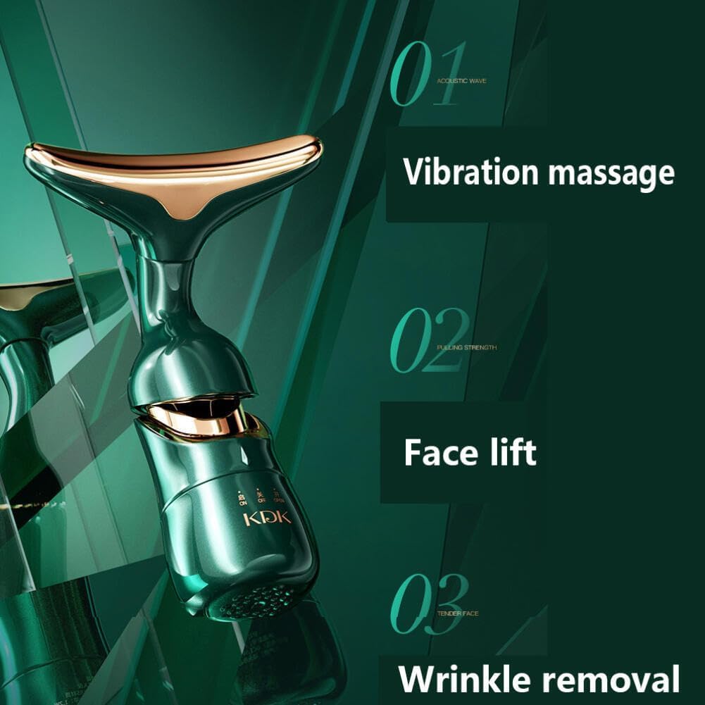 3 In 1 Facial Lifting Device Neck Facial Eye Massage Face Slimmer EMS Beauty Skin Tightening Wrinkle Anti Aging Face Massager