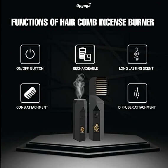 2 in 1 Hair Comb Incense Burner مبخرة مشط الشعر 2 في 1