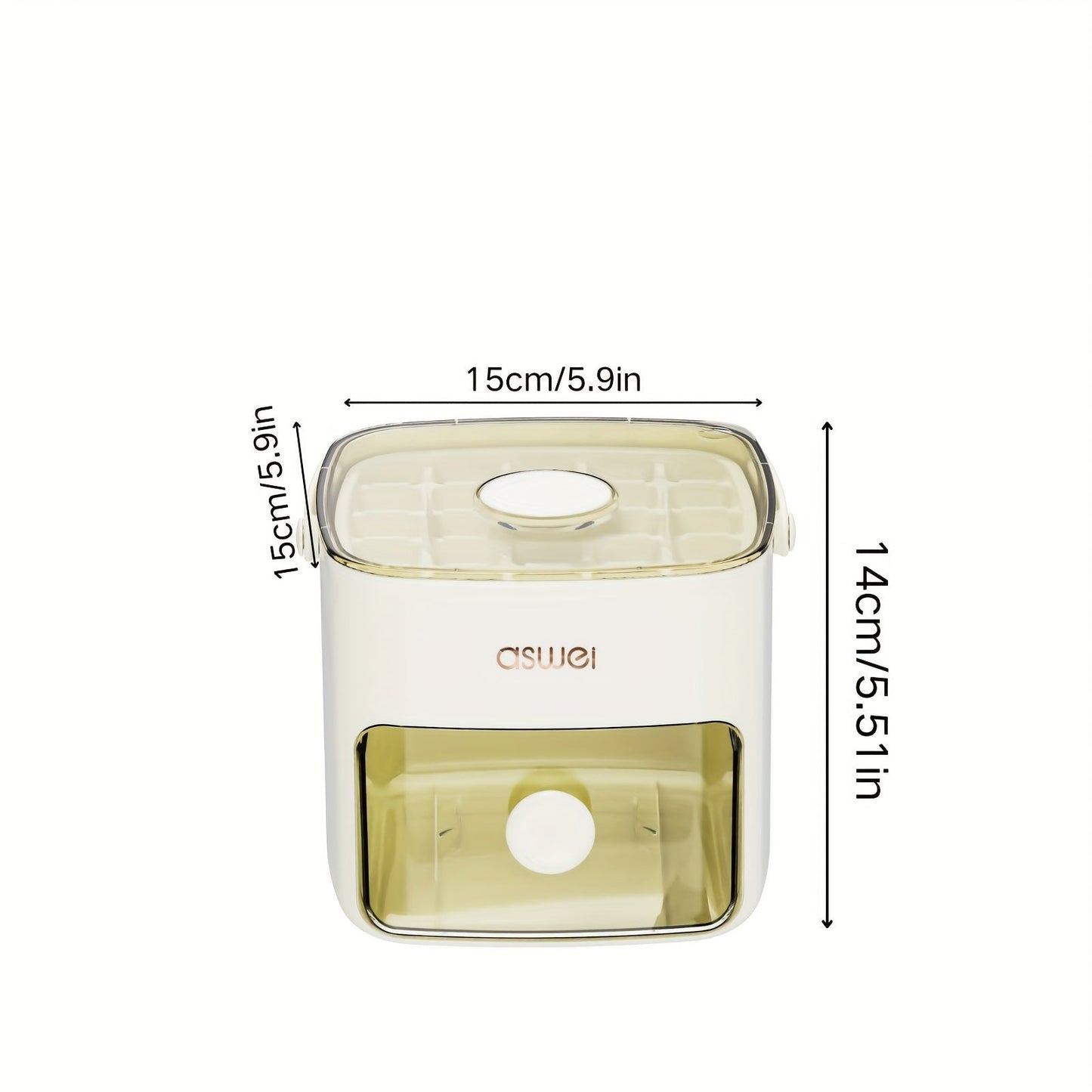 1pc 48-grid Ice Cube Maker with Easy-Press Lid - Large Capacity, Double-Layer Design, Food-Grade Plastic Storage Tray, Freezer-Friendly