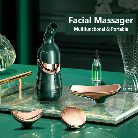 3 In 1 Facial Lifting Device Neck Facial Eye Massage Face Slimmer EMS Beauty Skin Tightening Wrinkle Anti Aging Face Massager