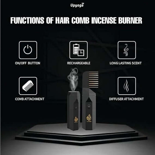 2 in 1 Hair Comb Incense Burner   مبخرة مشط الشعر 2 في 1
